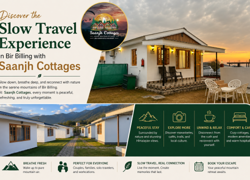Discover the Slow Travel Experience in Bir Billing with Saanjh Cottages