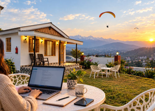 Can a Mountain Stay Become Your New Office? Discover the Workation Side of Bir Billing at Saanjh Cottages
